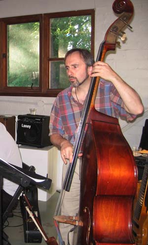 Edward Lemmers Playing Upright Bass